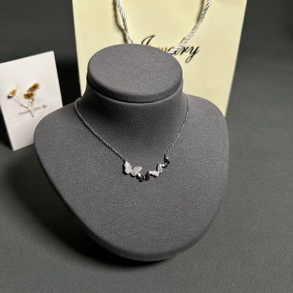 Silver Necklace with high-quality, scratch-resistant rhodium plating 7g