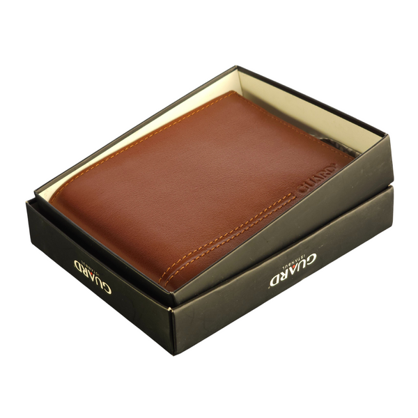 Brown Leather Guard Wallet W.GH.BRL.02 for Men