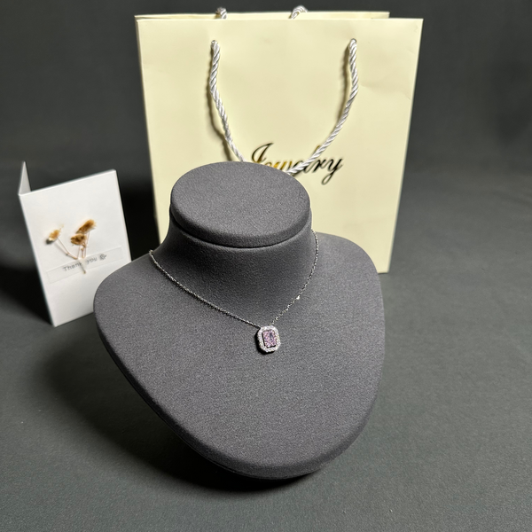 Silver Necklace with high-quality, scratch-resistant rhodium plating 7g