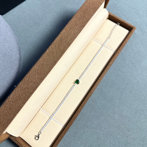 Luna Arc – 925 Silver Italian Tennis Bracelet