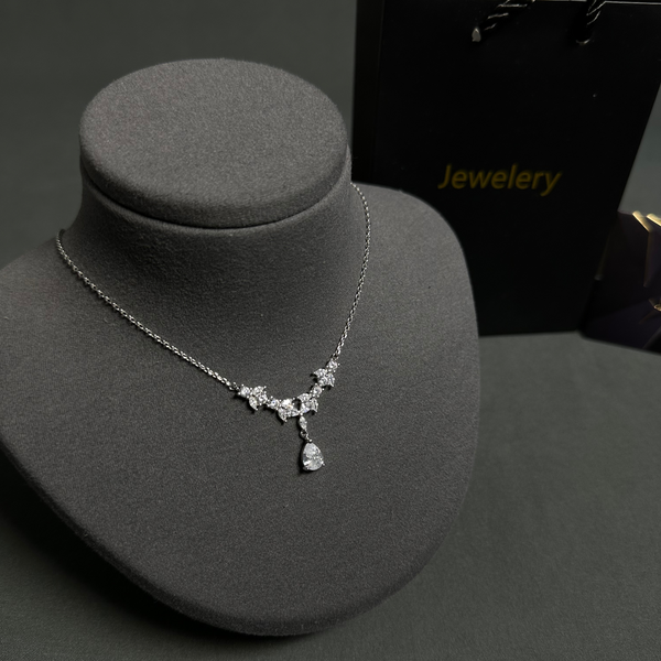 Celeste Charm 925 Silver Necklace for Women