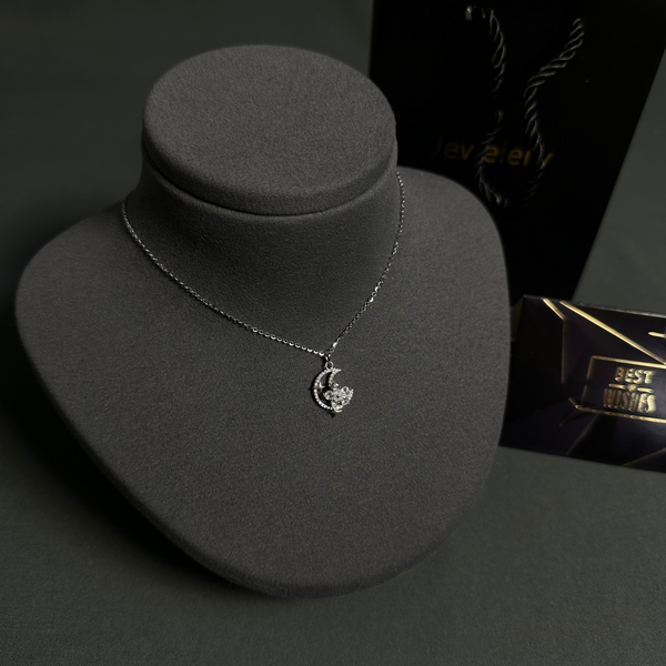 925 Silver Women’s Necklace – Italian Design, 5g | Serina Glow