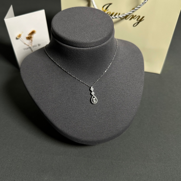 Silver Necklace with high-quality, scratch-resistant rhodium plating 5g