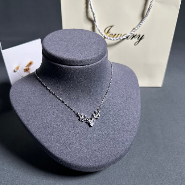 Silver Necklace with high-quality, scratch-resistant rhodium plating 7g