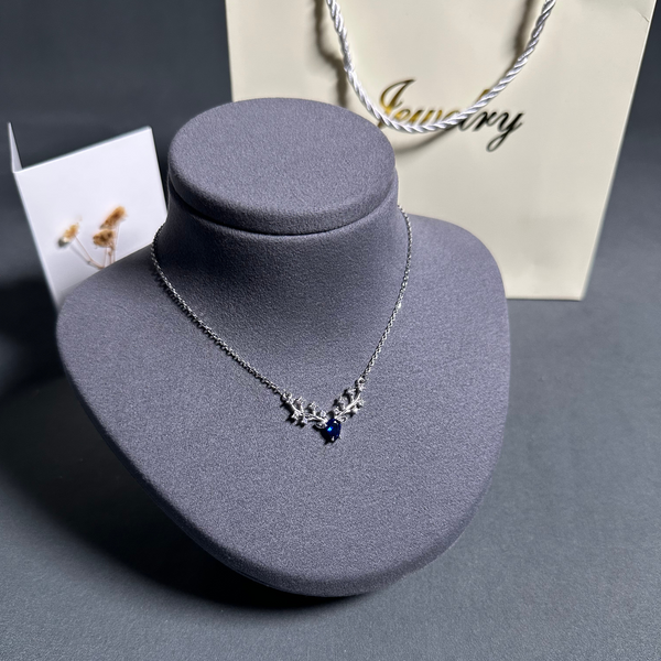 Silver Necklace with high-quality, scratch-resistant rhodium plating 7g