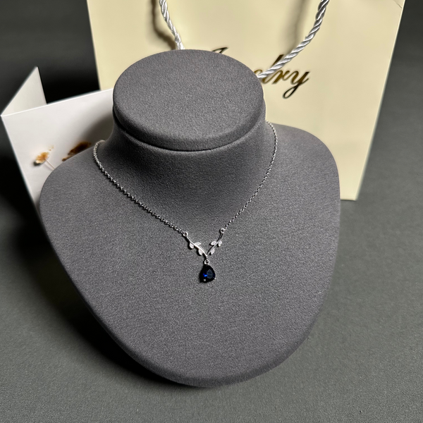 Silver Necklace with high-quality, scratch-resistant rhodium plating 6g