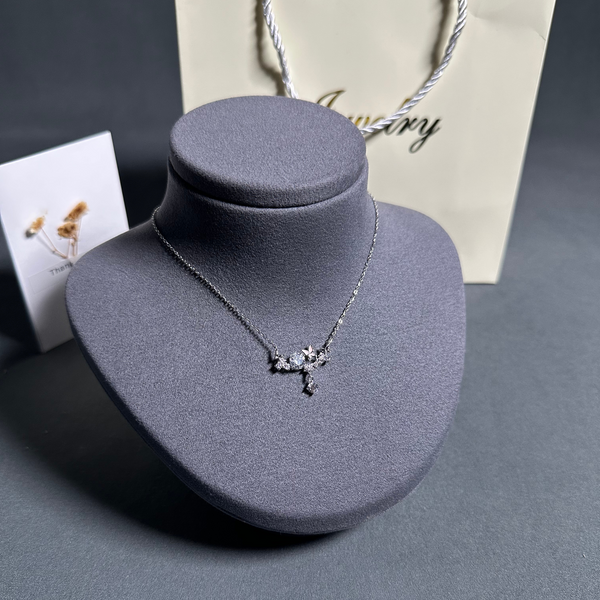 Silver Necklace with high-quality, scratch-resistant rhodium plating 7g