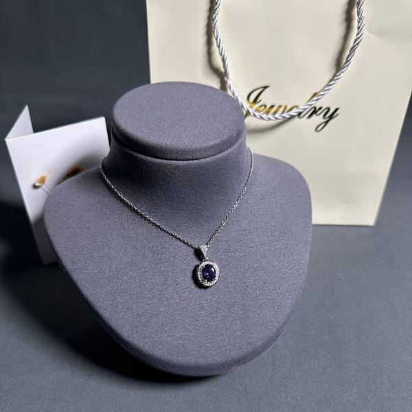 Silver Necklace with high-quality, scratch-resistant rhodium plating 7g