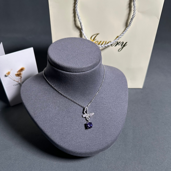 Silver Necklace with high-quality, scratch-resistant rhodium plating 7g