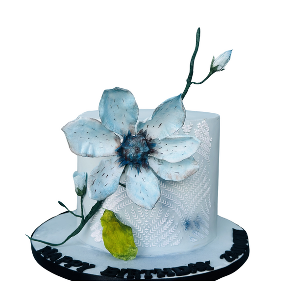 The Blue Flower Cake