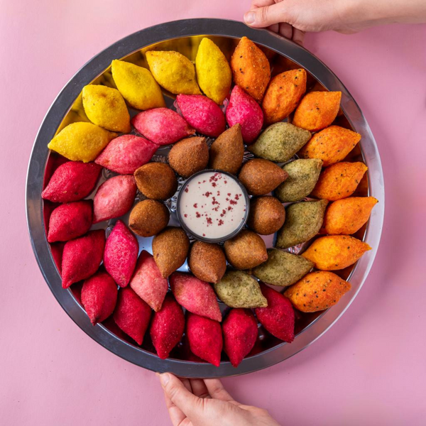 Colorful Mixed Kibbeh Tray