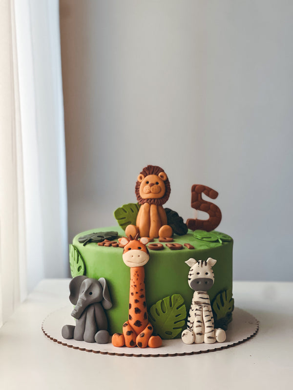 Jungle Animals Cake