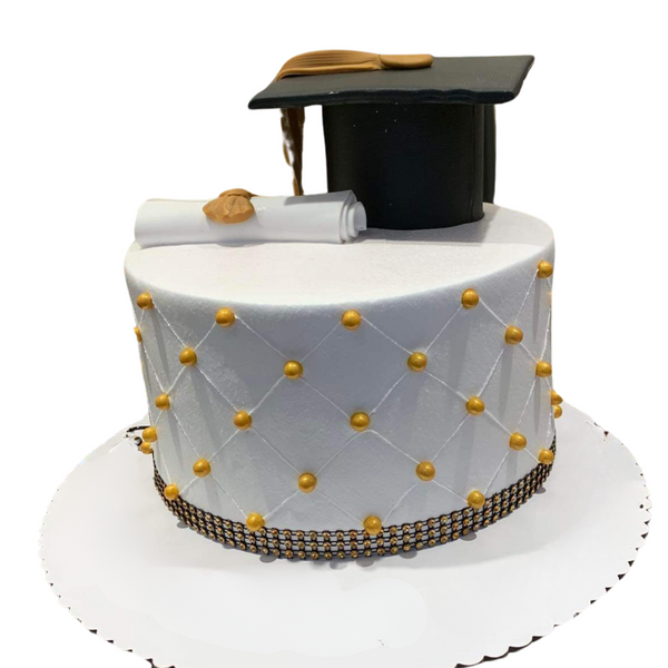 Fancy Graduation-themed Style Cake