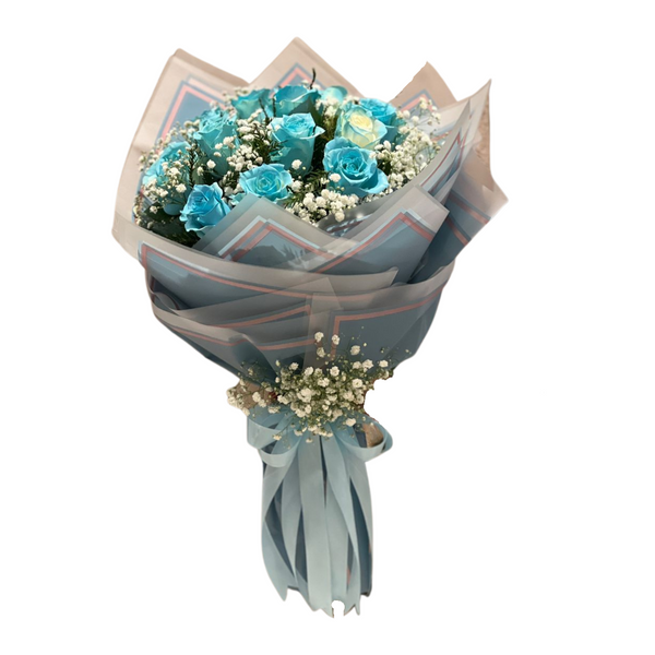Breathtaking Blue Roses Bouquet