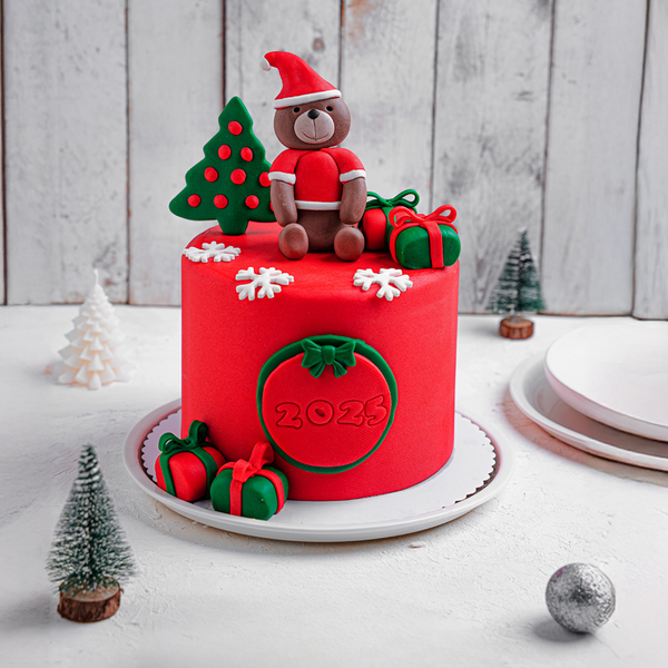 The Xmas Teddy Cake