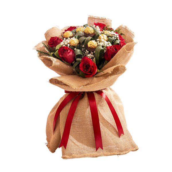 Passion Blooms & Chocolate Dreams Combo