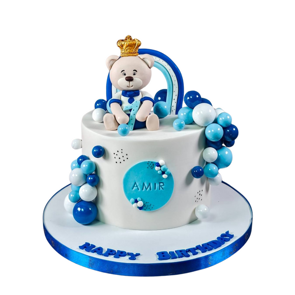 The Blue Baby Bear Cake