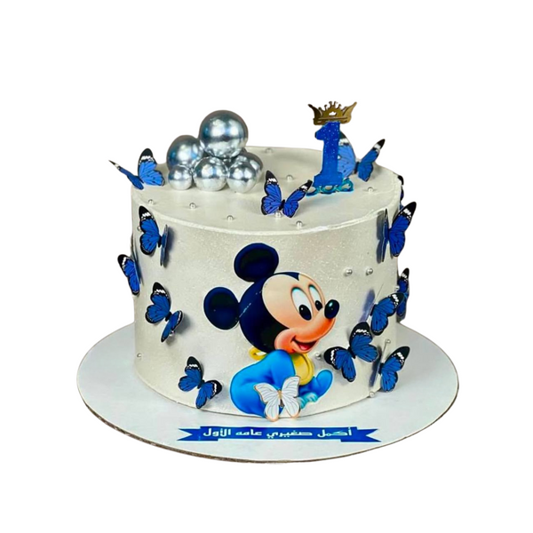 The Blue Mickey Cake