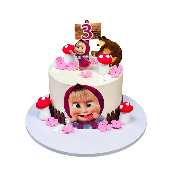 Masha and the Bear Cake