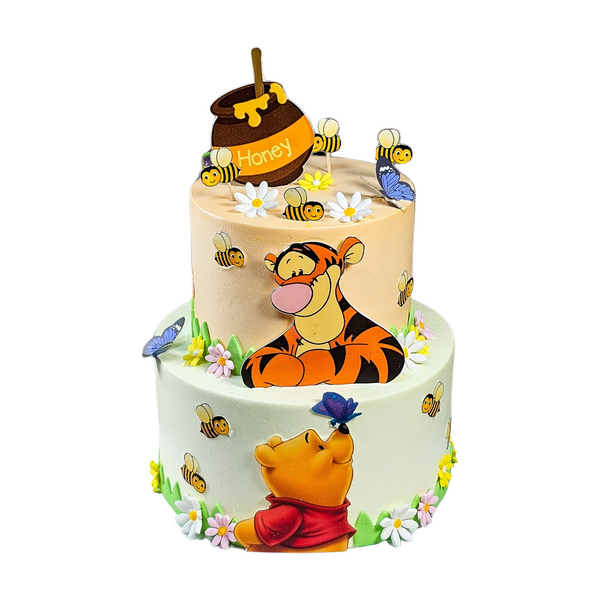Winnie the Pooh & Tigger Birthday Cake