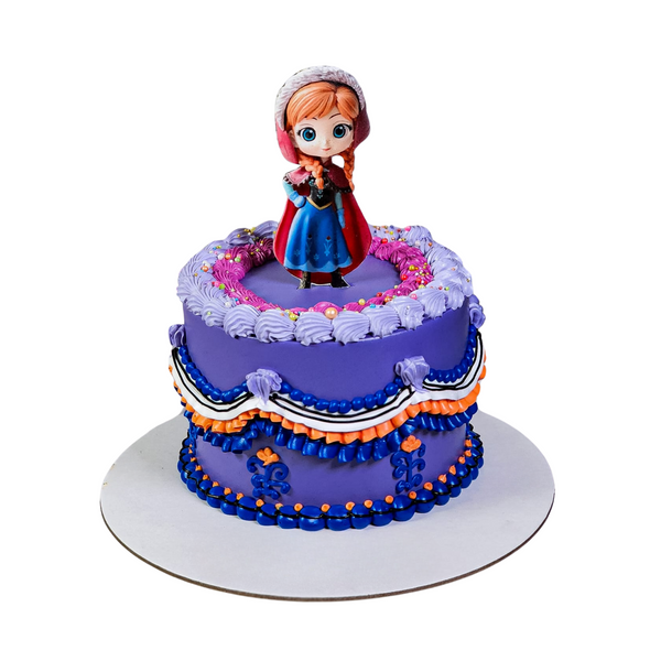 Anna Frozen-themed Cake