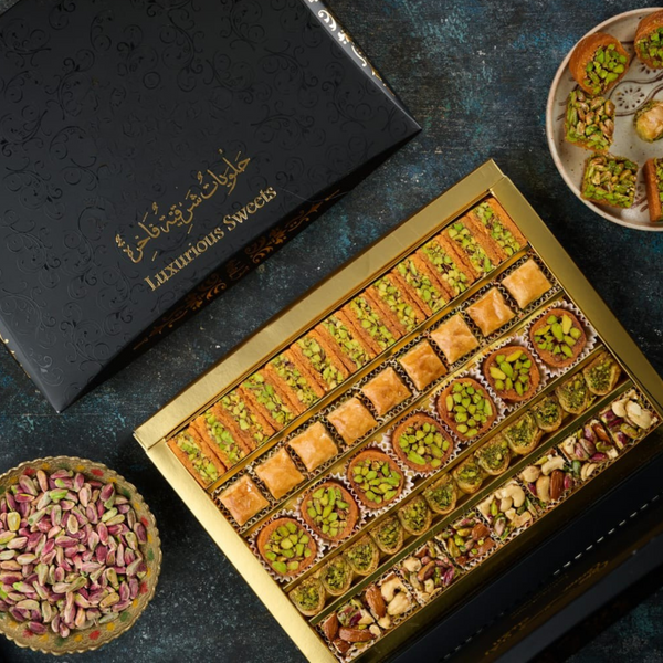 Deluxe Pistachio Mixed Baklawa Box