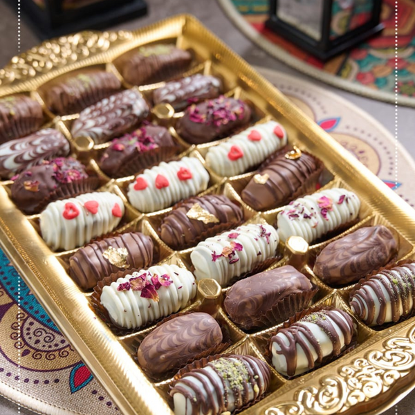 Premium Chocolate-Covered Dates with Nuts