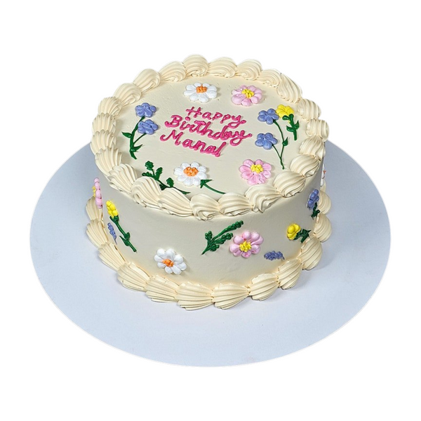 Blooming Colors Birthday Cake