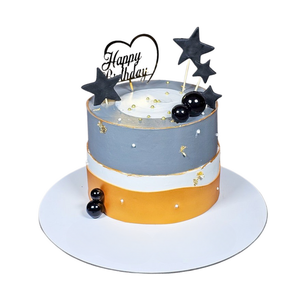 Starry Night Celebration Cake