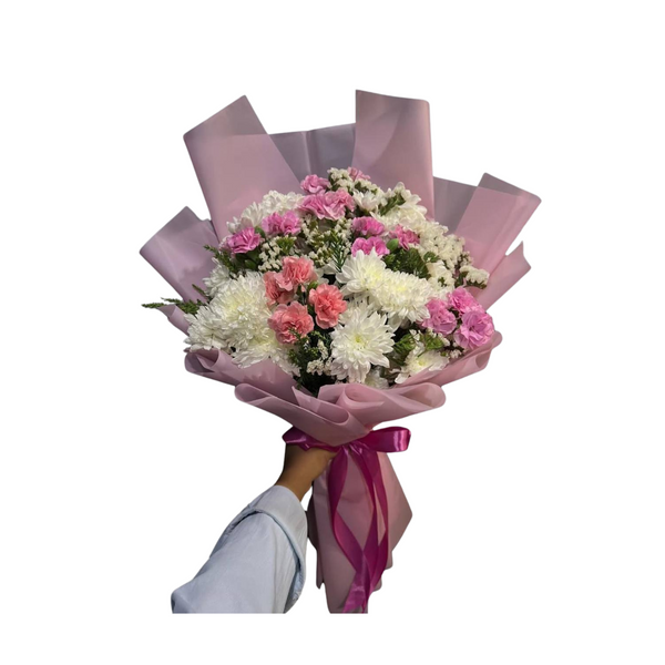 The Pink & White Harmony Bouquet
