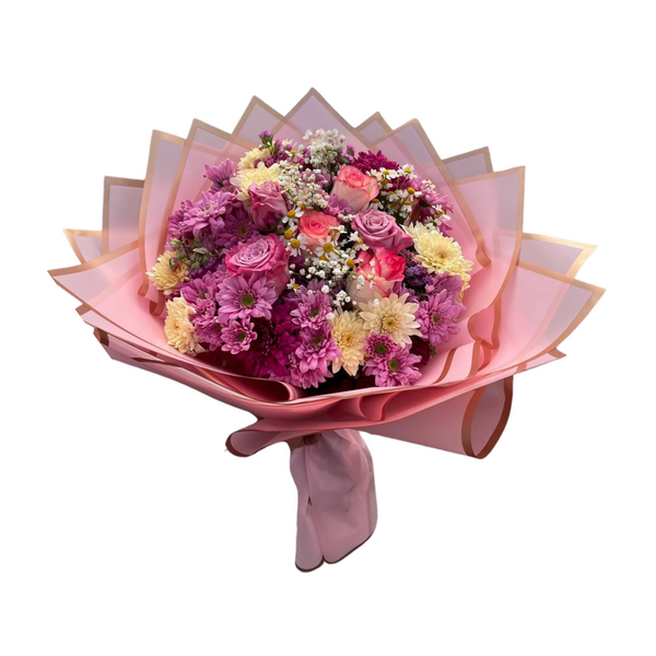 Charming Cherry Roses Bouquet