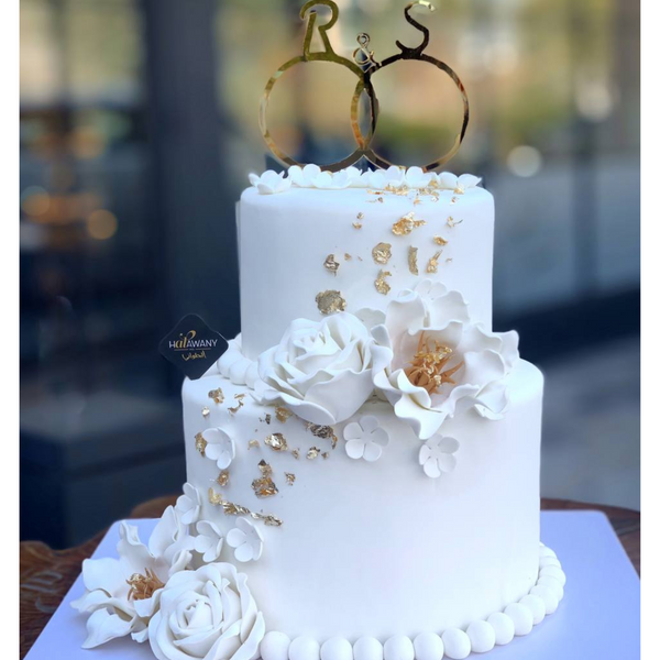 Elegant celebration cake by Halawany