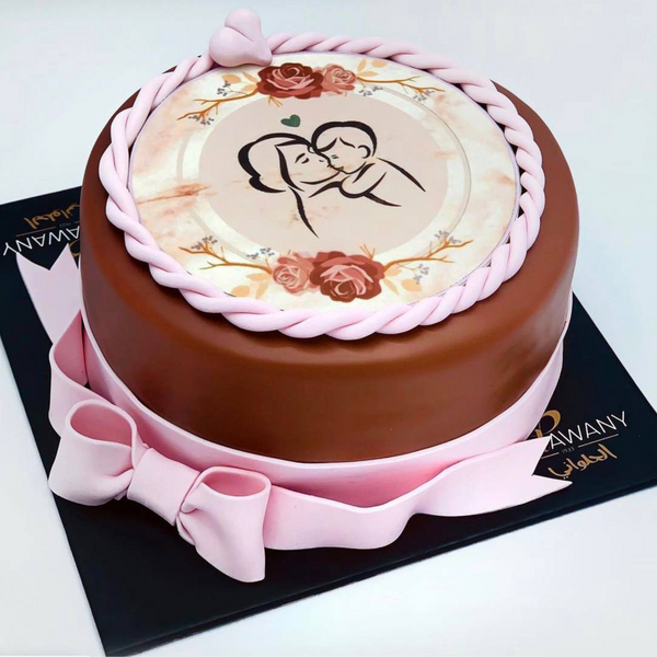 Gorgeous Printable Cake Topper by Halawany