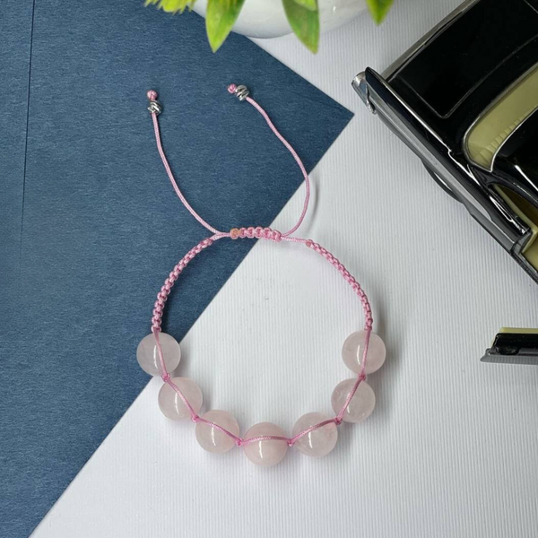 Rose Quartz Gemstone Bracelet