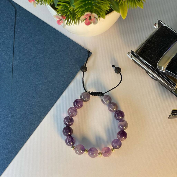 Amethyst Bracelet: Serenity and Strength in Vibrant Purple