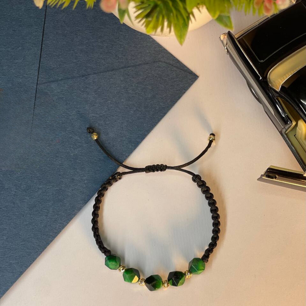 Green Tiger's Eye Stone Bracelet