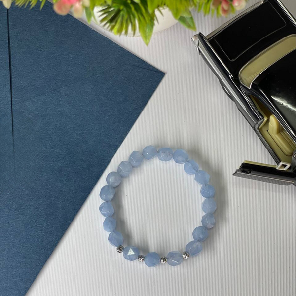 Aquamarine Stone Bracelet