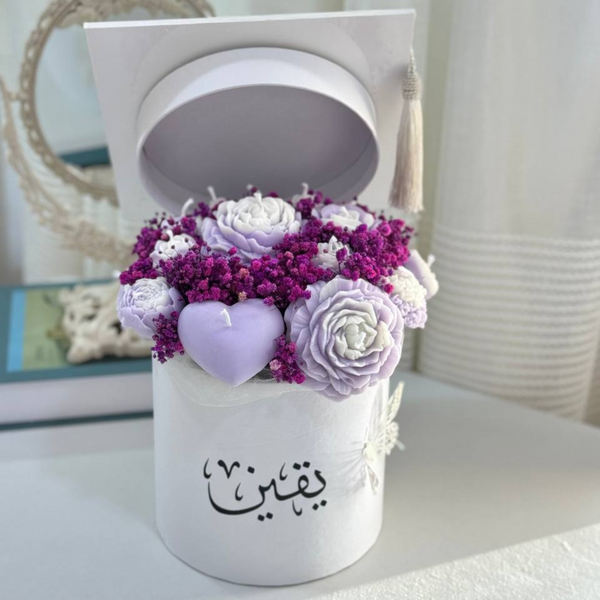 Graduation Bloom – Personalized Candle Gift Box