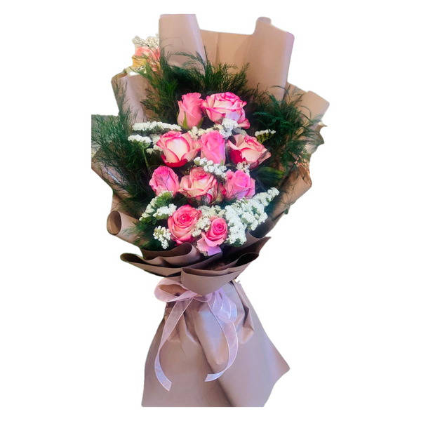 The Pink-Kissed Splendor Bouquet