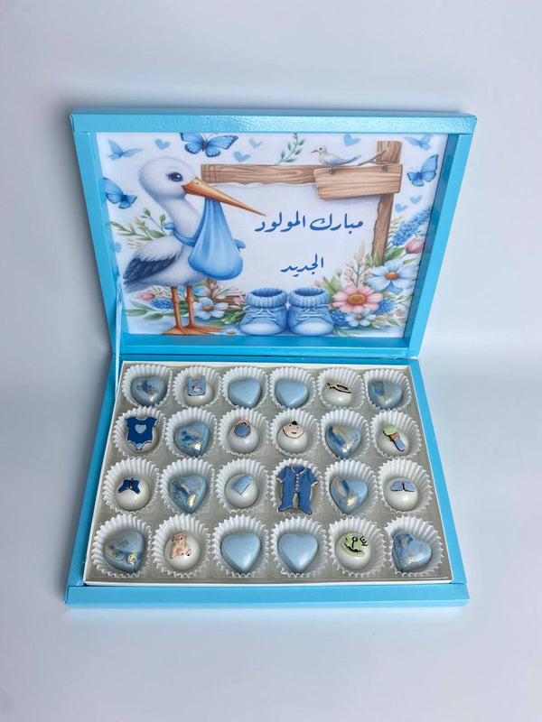 New Born Boy-themed Chocolate Box