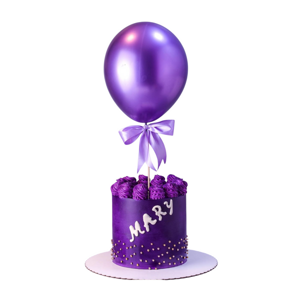 Violet Balloon Bliss Cake