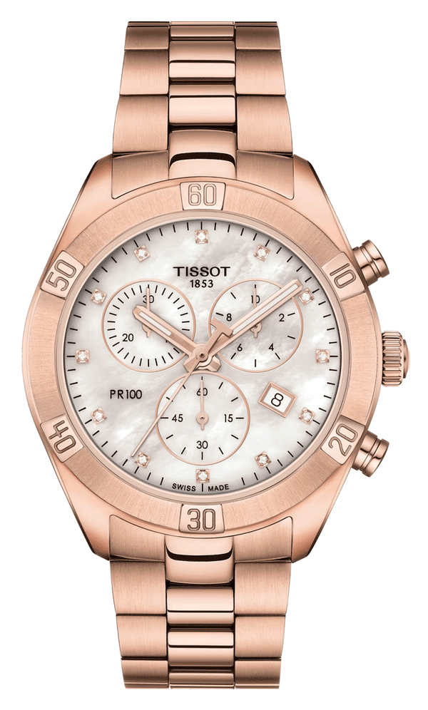 Tissot PR 100 Diamond Sport Chic Chronograph T101.917.33.116.00