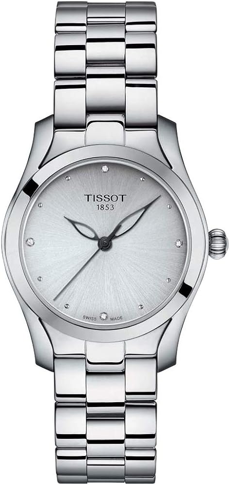Tissot T-Wave Diamond Silver Dial Ladies Watch - T112.210.11.036.00