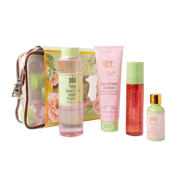 PIXI Rose Radiance 4-Piece Skincare Set