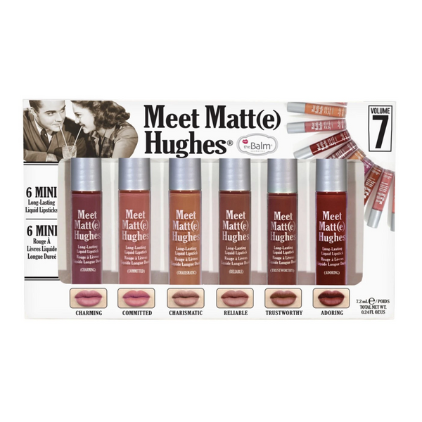 theBalm Meet Matte Hughes Volume 7 – 6 Mini Liquid Lipsticks Gift Set
